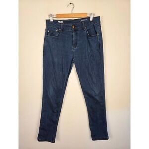 Mugsy Jeans Studio Blues Mens 32x32 Slim Fit Dark Wash Stretch Denim FLX3NSB